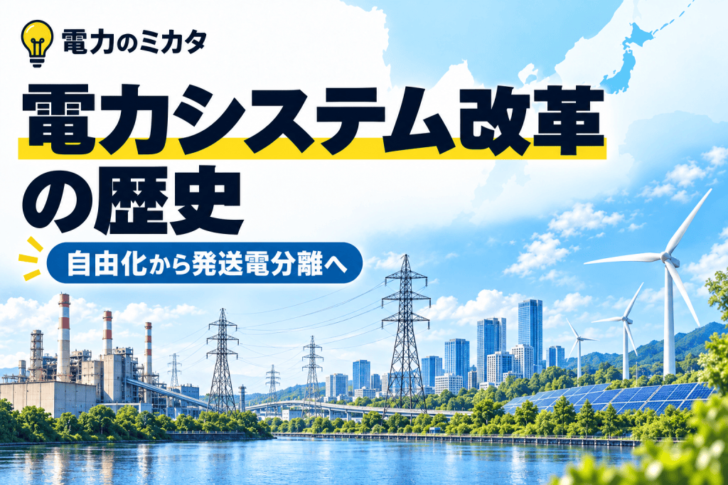 電力システム改革の歴史―自由化から発送電分離へ