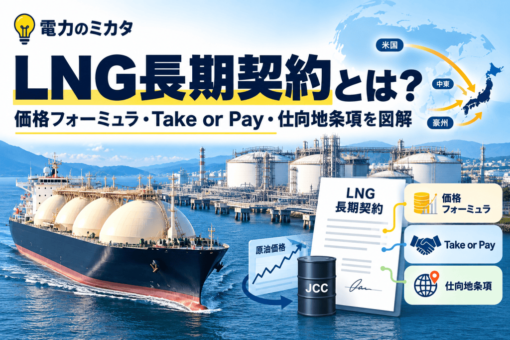 LNG長期契約の価格算定式とTake or Payと仕向地条項