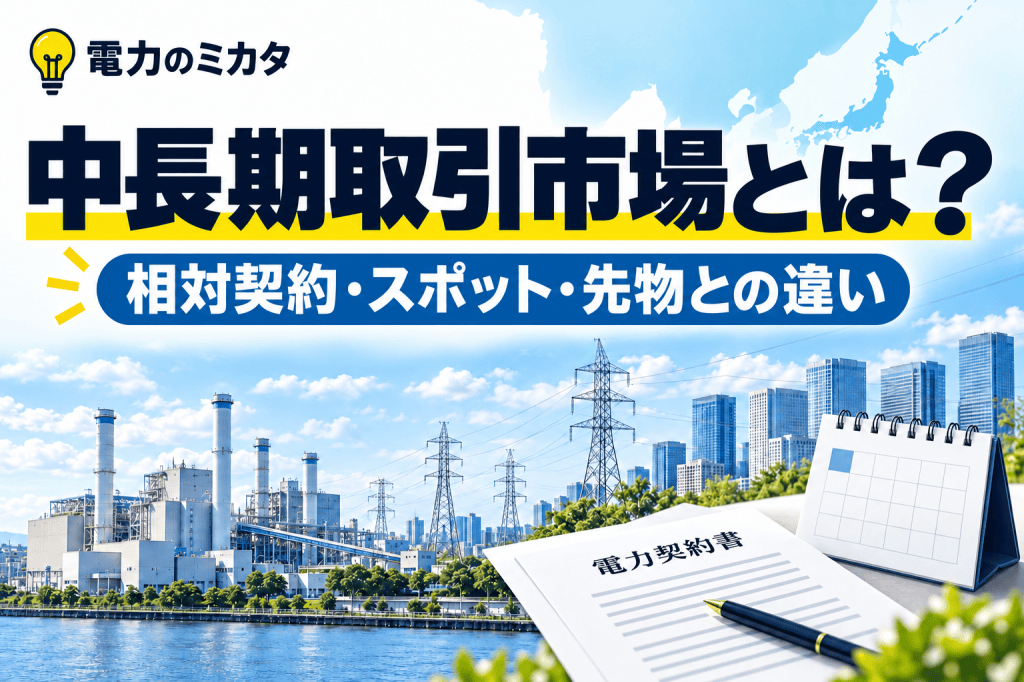 中長期取引市場とは? 相対契約・スポット・先物との違い