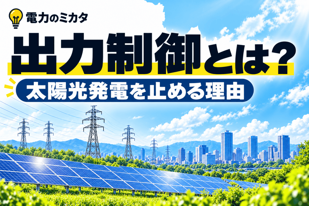 出力制御とは?太陽光発電を止める理由