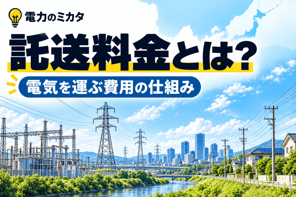 託送料金とは?電気を運ぶ費用の仕組み